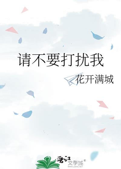 请不要打扰我小说封面图