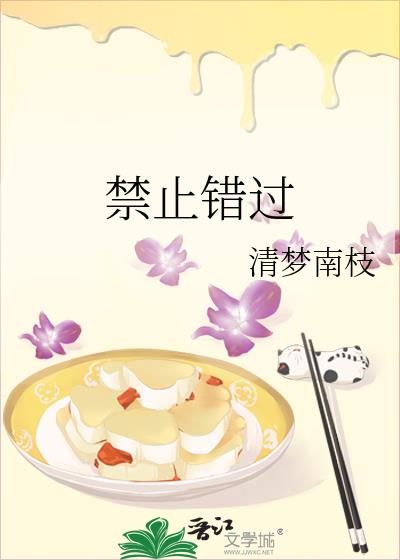 禁止错过小说封面图